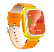Часы для детей с GPS-трекером 1.44" Q60 Yellow