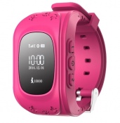 Часы для детей с GPS-трекером Q50 Pink
